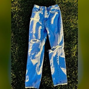 Zara, ripped jeans, good condition, size 2